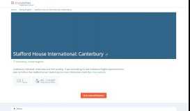 
							         Stafford House International - Canterbury - Preparation Courses Portal								  
							    