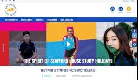 
							         Stafford House Study Holidays | English plus Activities in 20 locations								  
							    