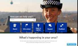
							         Staffordshire Police Home - Staffordshire Police								  
							    