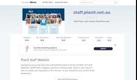 
							         Staff.planit.net.au website. Planit Staff Website.								  
							    