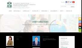 
							         Staffs | ST Joseph's Institution International School In Petaling Jaya ...								  
							    