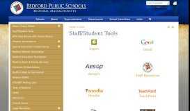 
							         Staff/Student Tools | Bedford Public Schools								  
							    