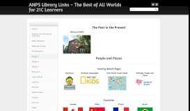 
							         Stage 1 - ANPS Library Links ~ The Best of All Worlds for 21C Learners								  
							    