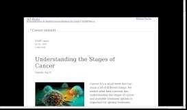 
							         Stages of Cancer - The Start Center for Cancer Care								  
							    