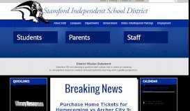 
							         Stamford Independent School District								  
							    