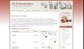 
							         Stammbaum-Software - Ahnenforschung/Genealogie								  
							    