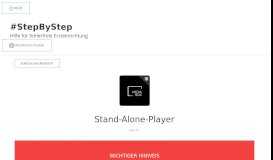 
							         Stand-Alone-Player - Anleitung - heinekingmedia								  
							    