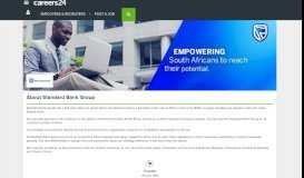 
							         Standard Bank Group Jobs and Vacancies - Careers24								  
							    