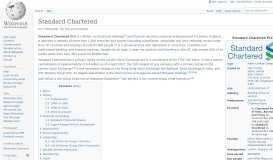 
							         Standard Chartered - Wikipedia								  
							    