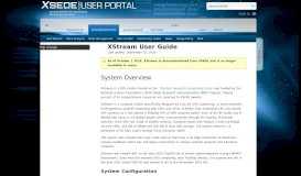 
							         Stanford XStream - XSEDE User Portal								  
							    