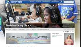 
							         Stanislaus County Library								  
							    