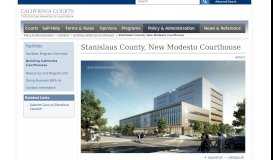 
							         Stanislaus County, New Modesto Courthouse - facilities_program								  
							    