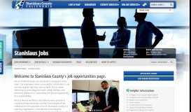 
							         Stanislaus Employment Opportunities - Stanislaus County								  
							    