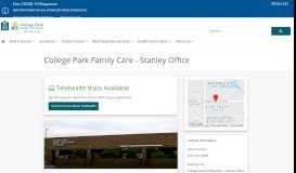 
							         Stanley Office - College Park Family Care								  
							    