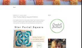 
							         Star Portal Afghan Square Pattern – Crochet Instinct								  
							    