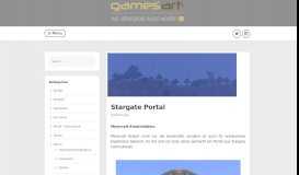 
							         Stargate Portal | GamesArt								  
							    