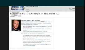
							         Stargate SG-1: Children of the Gods - Final Cut | SGCommand ...								  
							    