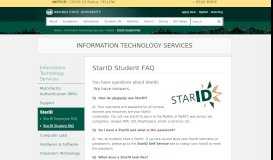 
							         StarID Student FAQ | Information Technology Services | Bemidji State ...								  
							    
