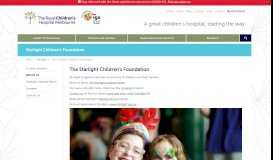 
							         Starlight Children's Foundation - The Royal Children's Hospital								  
							    