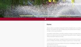 
							         StarRez Housing Portal								  
							    