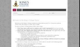 
							         StarRez Portal Kings College - Welcome to the King's College Portal								  
							    