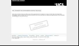 
							         StarRez Portal - UCL Student Accommodation Online Services								  
							    