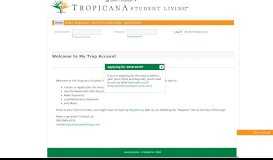 
							         StarRez Portal - Welcome to My Trop Account - Tropicana Student Living								  
							    