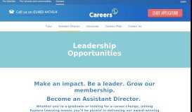 
							         Start Your Career as an Assistant Director - Explore Learning								  
							    