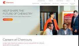 
							         Start Your Career Here | The Chemours Company								  
							    
