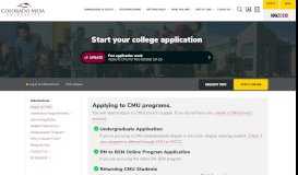 
							         Start your college application | Colorado Mesa Univ.								  
							    