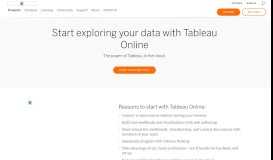 
							         Start your free trial of Tableau Online | Tableau Software								  
							    
