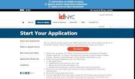 
							         Start Your IDNYC Application - IDNYC - NYC.gov								  
							    