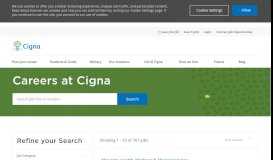
							         Start Your Job Search | Cigna Careers								  
							    