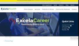 
							         Start Your New Career With Us - Excela Health								  
							    