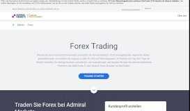 
							         Starten Sie mit dem Forex Trading bei Admiral Markets - Admiral Markets								  
							    