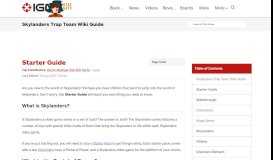 
							         Starter Guide - Skylanders Trap Team Wiki Guide - IGN								  
							    