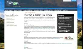 
							         Starting a Business in Oregon - Business Oregon								  
							    