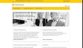 
							         Startseite - Kabel Deutschland Holding AG								  
							    