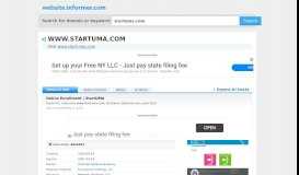 
							         startuma.com at WI. Online Enrollment | StartUMA								  
							    