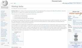 
							         Startup India - Wikipedia								  
							    