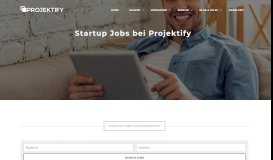 
							         Startup Jobs - Projektify								  
							    