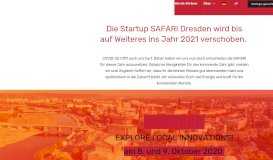 
							         Startup SAFARI Dresden: Homepage								  
							    