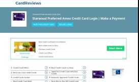 
							         Starwood Preferred Amex Credit Card Login | Make a Payment								  
							    