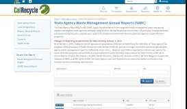 
							         State Agency Waste Management Annual Reports (SARC) | Public ...								  
							    