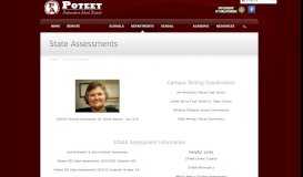 
							         State Assessments - Poteet ISD								  
							    