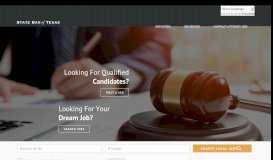 
							         State Bar of Texas Career Center: Search Legal Jobs in Texas								  
							    
