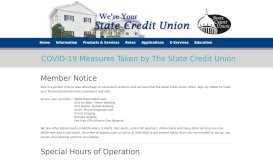 
							         State Credit Union of West Virginia > Home								  
							    