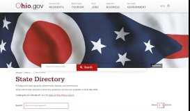 
							         State Directory - Ohio.gov								  
							    