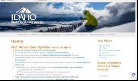 
							         State Employee Portal - Idaho.gov								  
							    