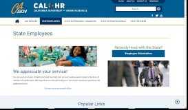 
							         State Employees - CalHR - CA.gov								  
							    